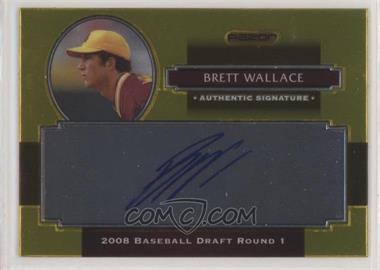 2008 Razor Signature Series Metal - Autographs - Gold #AU-BW - Brett Wallace