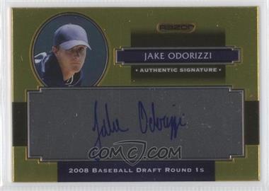 2008 Razor Signature Series Metal - Autographs - Gold #AU-JO - Jake Odorizzi