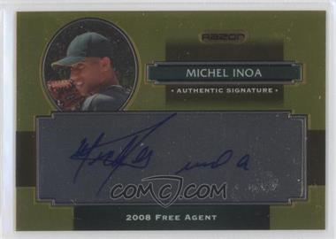 2008 Razor Signature Series Metal - Autographs - Gold #AU-MI - Michel Inoa