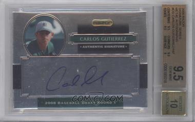 2008 Razor Signature Series Metal - Autographs #AU-CG - Carlos Gutierrez [BGS 9.5 GEM MINT]