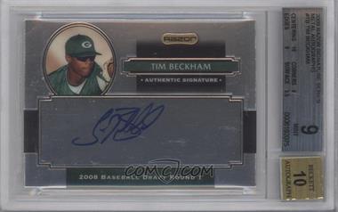 2008 Razor Signature Series Metal - Autographs #AU-TB - Tim Beckham [BGS 9 MINT]