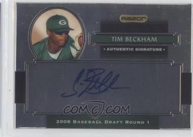 2008 Razor Signature Series Metal - Autographs #AU-TB - Tim Beckham