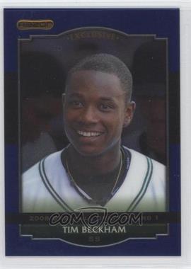 2008 Razor Signature Series Metal - [Base] - Blue #BA-TB - Tim Beckham /25