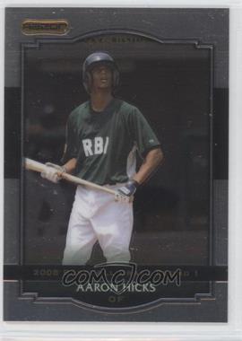 2008 Razor Signature Series Metal - [Base] #BA-AAH - Aaron Hicks