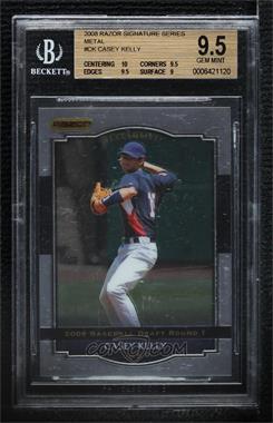 2008 Razor Signature Series Metal - [Base] #BA-CK - Casey Kelly [BGS 9.5 GEM MINT]