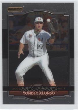 2008 Razor Signature Series Metal - [Base] #BA-YA - Yonder Alonso