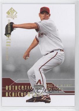 2008 SP Authentic - Authentic Achievements #AA-10 - Brandon Webb