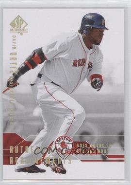 2008 SP Authentic - Authentic Achievements #AA-20 - David Ortiz