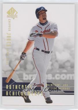 2008 SP Authentic - Authentic Achievements #AA-35 - Chipper Jones