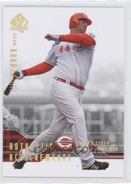 2008 SP Authentic - Authentic Achievements #AA-42 - Adam Dunn