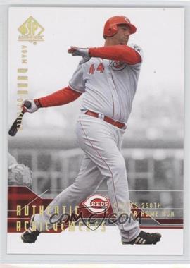 2008 SP Authentic - Authentic Achievements #AA-42 - Adam Dunn