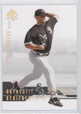 2008 SP Authentic - Authentic Achievements #AA-48 - Mark Buehrle