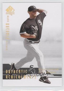 2008 SP Authentic - Authentic Achievements #AA-48 - Mark Buehrle