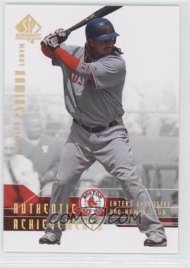 2008 SP Authentic - Authentic Achievements #AA-8 - Manny Ramirez