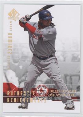 2008 SP Authentic - Authentic Achievements #AA-8 - Manny Ramirez