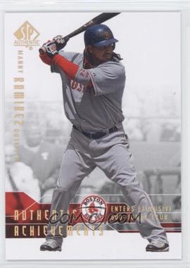 2008 SP Authentic - Authentic Achievements #AA-8 - Manny Ramirez