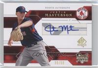 Rookie Autograph - Justin Masterson #/50