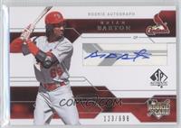 Rookie Autograph - Brian Barton #/698