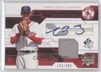 Rookie Jersey Autograph - Clay Buchholz #/999
