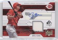 Rookie Jersey Autograph - Jay Bruce #/549