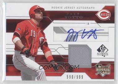 2008 SP Authentic - [Base] #137 - Rookie Jersey Autograph - Joey Votto /999