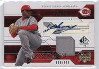 Rookie Jersey Autograph - Johnny Cueto #/999