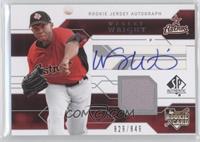 Rookie Jersey Autograph - Wesley Wright #/849