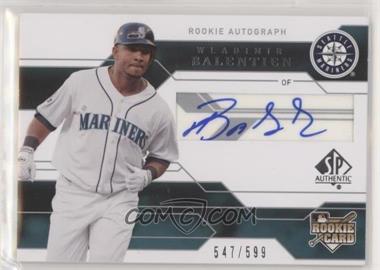 2008 SP Authentic - [Base] #160 - Rookie Autograph - Wladimir Balentien /599