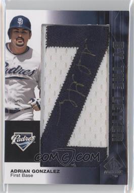 2008 SP Authentic - By the Letter Autographs #BL-AG.Z - Adrian Gonzalez (Letter Z) /5