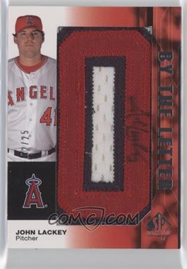 2008 SP Authentic - By the Letter Autographs #BL-JO.O - John Lackey (Letter O) /25