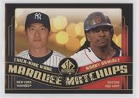 Manny Ramirez, Chien-Ming Wang [EX to NM]