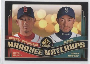 2008 SP Authentic - Marquee Matchups #MM-19 - Ichiro Suzuki, Daisuke Matsuzaka