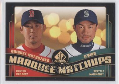 2008 SP Authentic - Marquee Matchups #MM-19 - Ichiro Suzuki, Daisuke Matsuzaka