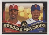 Jimmy Rollins, Johan Santana [EX to NM]