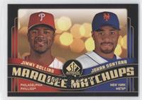 Jimmy Rollins, Johan Santana