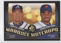 Chipper Jones, Johan Santana