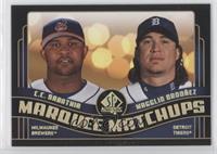 C.C. Sabathia, Magglio Ordonez