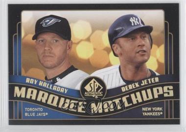 2008 SP Authentic - Marquee Matchups #MM-41 - Roy Halladay, Derek Jeter