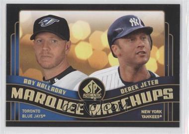 2008 SP Authentic - Marquee Matchups #MM-41 - Roy Halladay, Derek Jeter