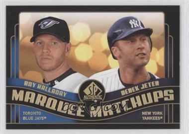 2008 SP Authentic - Marquee Matchups #MM-41 - Roy Halladay, Derek Jeter