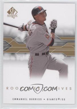 2008 SP Authentic - Rookie Exclusives #RE-EB - Emmanuel Burriss