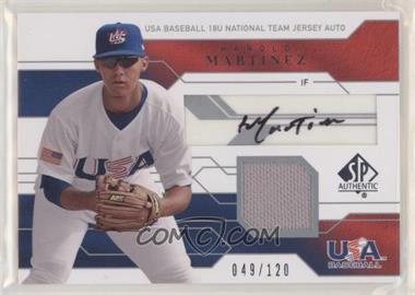 2008 SP Authentic - USA Baseball 18U National Team Jersey Autograph #JTA-HM - Harold Martinez /120