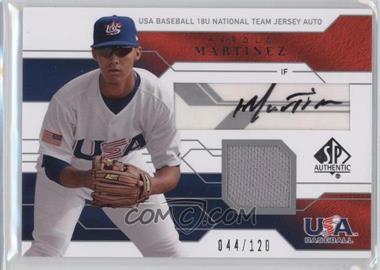 2008 SP Authentic - USA Baseball 18U National Team Jersey Autograph #JTA-HM - Harold Martinez /120