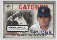 Carlton Fisk (On 5/1/77, Fisk's two-run HR in the fourth) #/1
