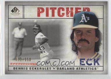 2008 SP Legendary Cuts - [Base] #183 - Dennis Eckersley /550