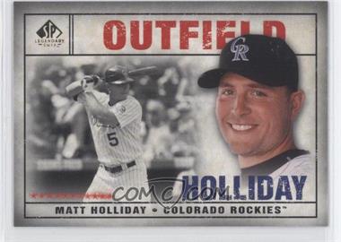 2008 SP Legendary Cuts - [Base] #32 - Matt Holliday