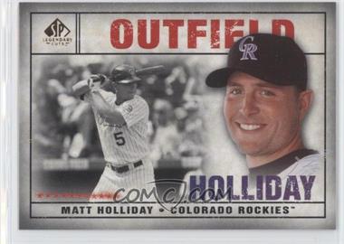 2008 SP Legendary Cuts - [Base] #32 - Matt Holliday