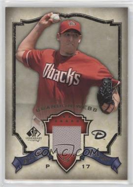 2008 SP Legendary Cuts - Destined for History #DH-BW - Brandon Webb