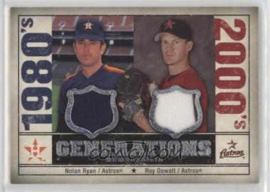 2008 SP Legendary Cuts - Generations Dual Memorabilia #GEN-RO - Nolan Ryan, Roy Oswalt