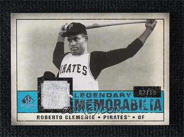 2008 SP Legendary Cuts - Legendary Memorabilia - Blue #LM-RC - Roberto Clemente /99